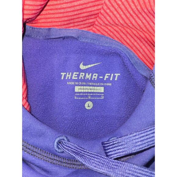 Nike Womens Therma-Fit Hoodie Large Blue - Picture 5 of 7